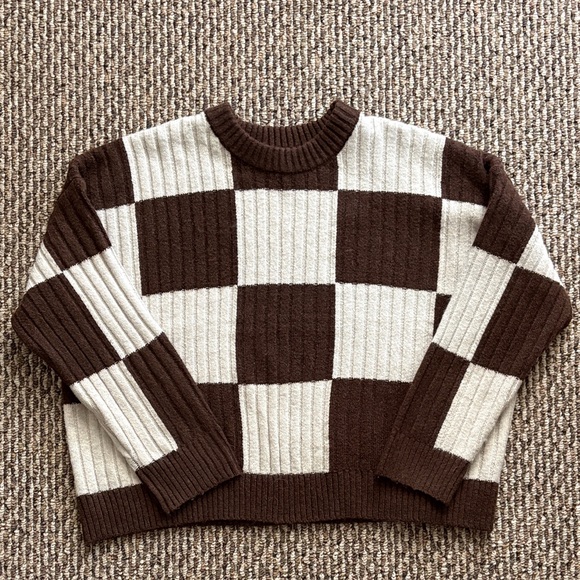 Sincerly Jules Sweaters - Sincerely Jules Chocolate and Cream Knit Sweater
